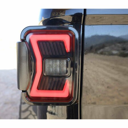 Renegade Led Tail Light  Black / Smoke CTRNG0668-BS-SQ